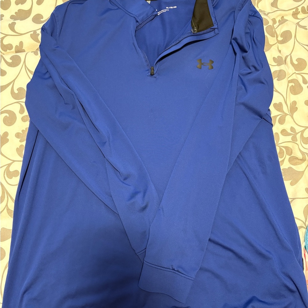 Under Armour Royal Blue Quarter Zip Top